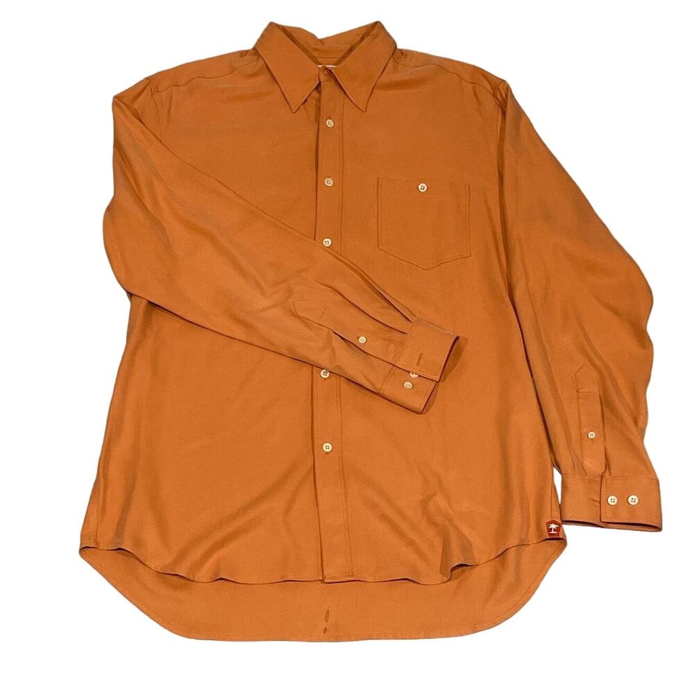 Tommy Bahama Men's 100% Silk Long Sleeve Button Up Shirt Size M 847-W